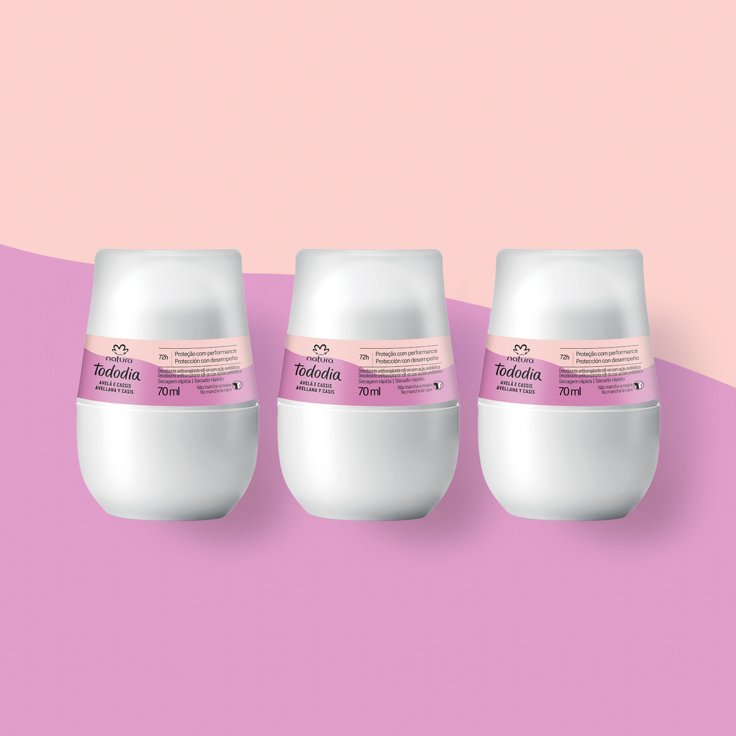 Kit Desodorantes Roll-on Tododia Avellana y Casis