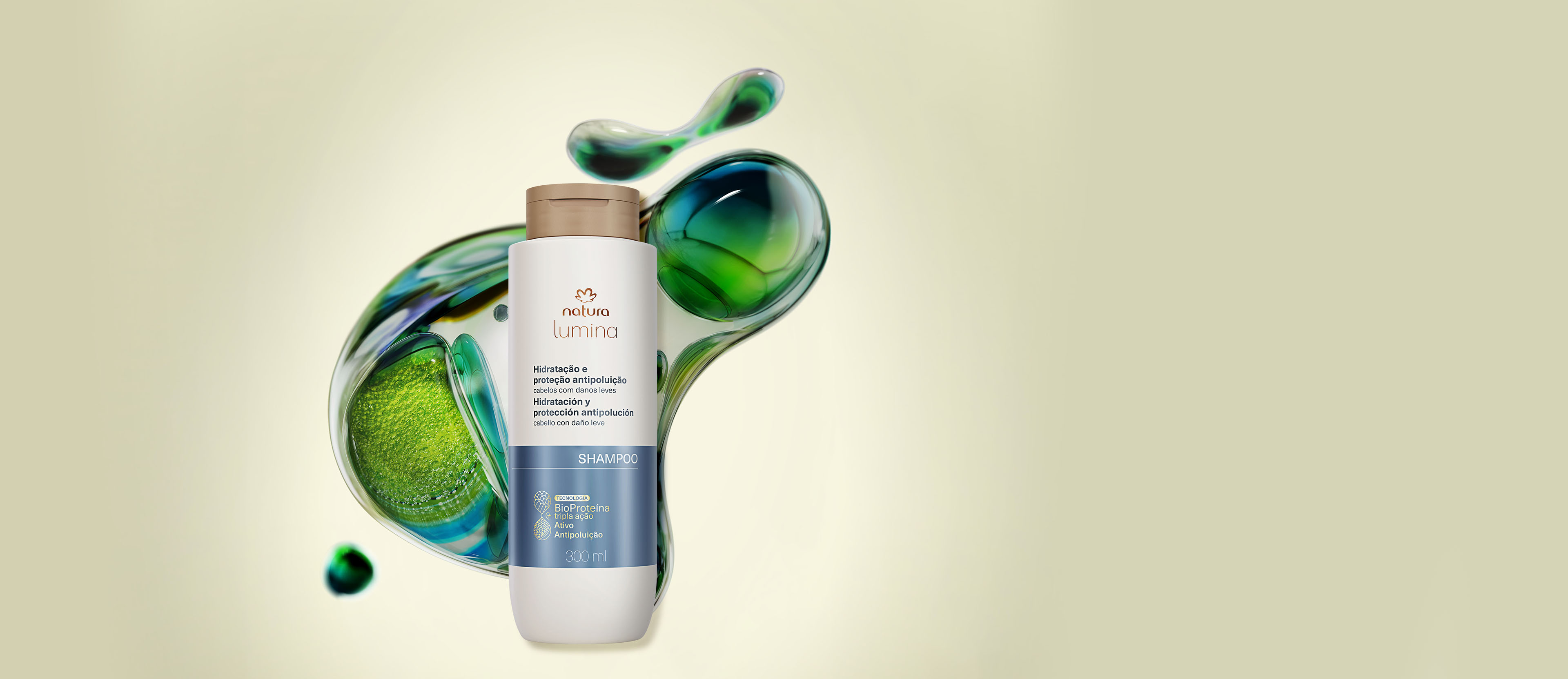 Shampoo Hidratación y Protección Antipolución Lumina 300ml