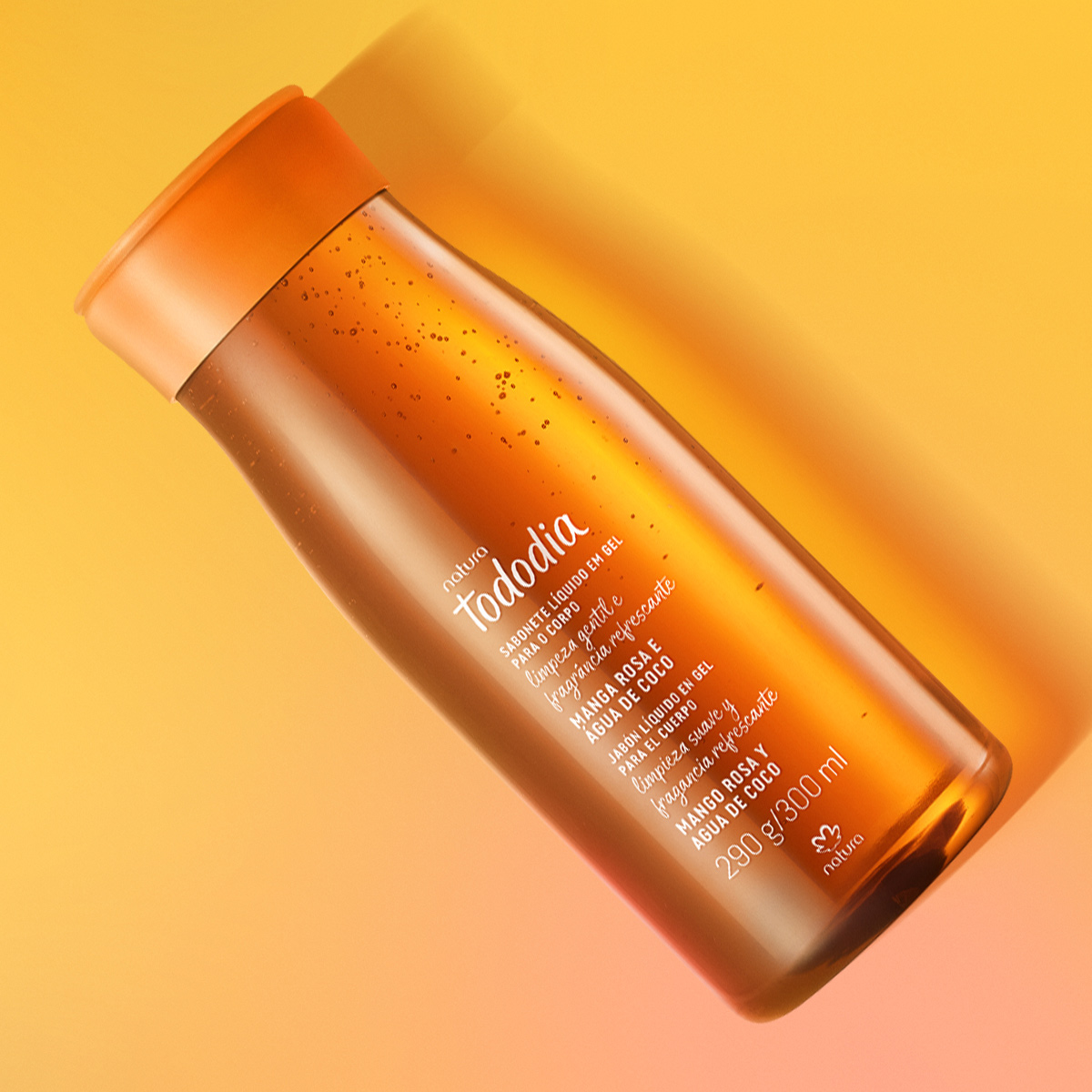 Jabón Líquido en Gel Tododia Mango Rosa y Agua de Coco