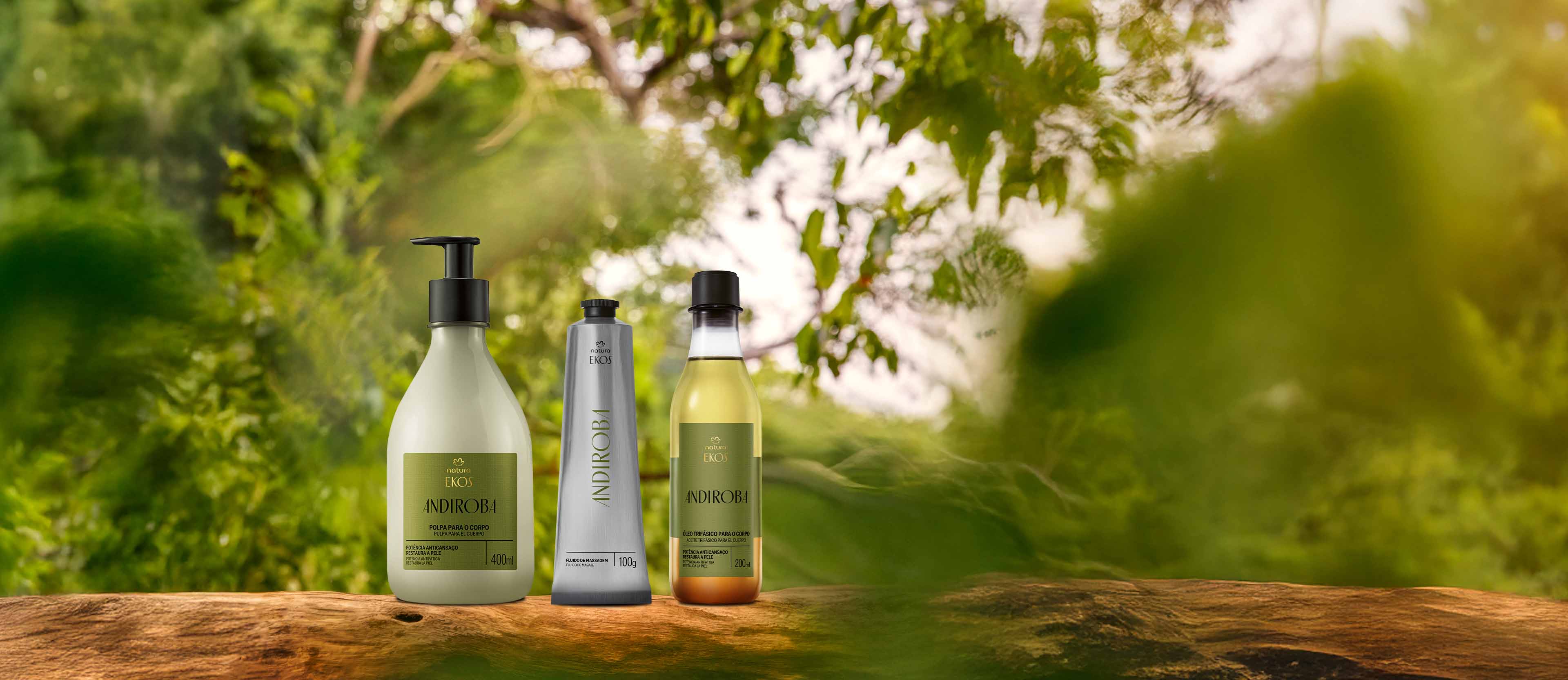 Kit Ekos Andiroba Rutina Antifatiga