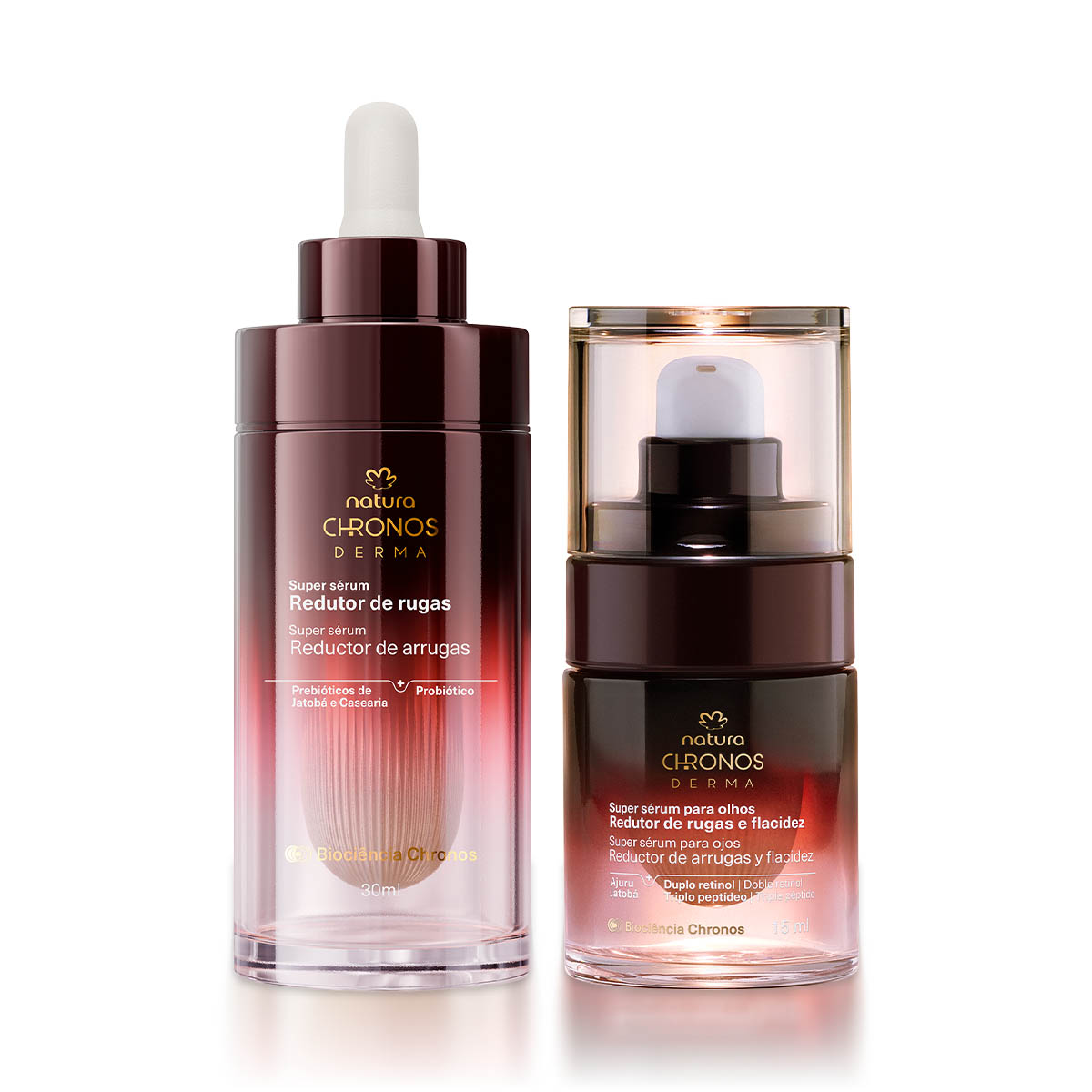 Kit Sérum Reductor de Arrugas y Flacidez para Rostro y Ojos