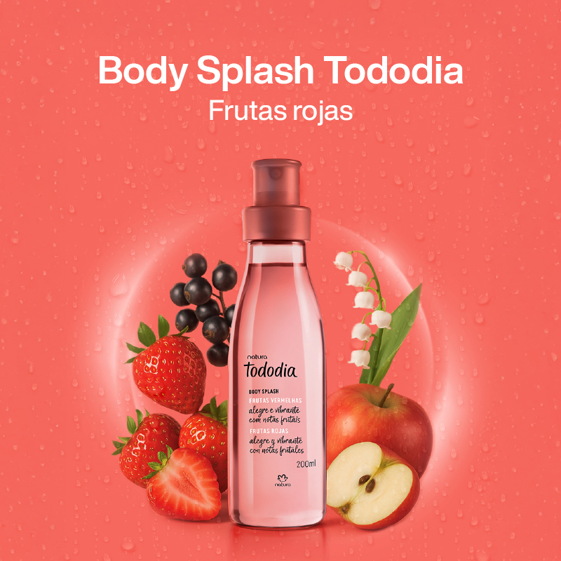 Body Splash Frutas Rojas