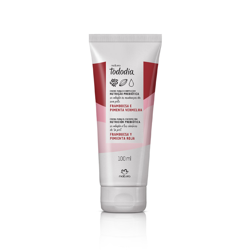 Crema nutritiva para el cuerpo Tododia Frambuesa y pimienta roja