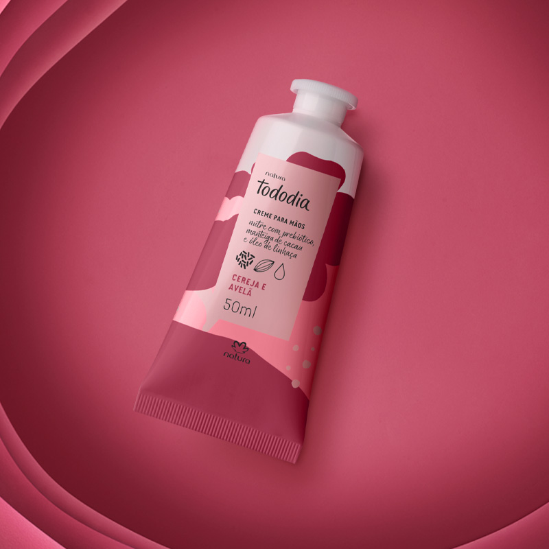 Crema nutritiva para manos Tododia cereza y avellana