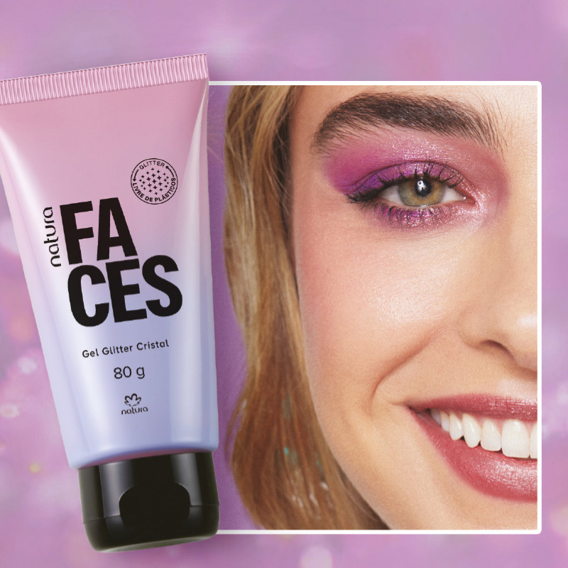 Gel Glitter cristal Faces