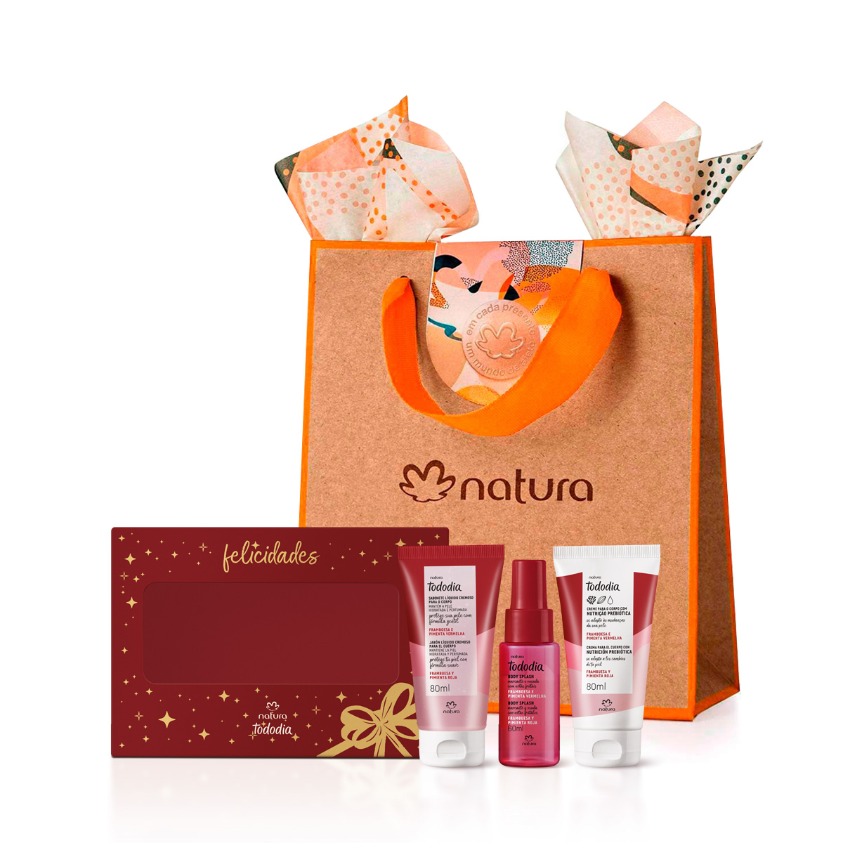 Regalo Tododia Trío Frambuesa y Pimienta Roja