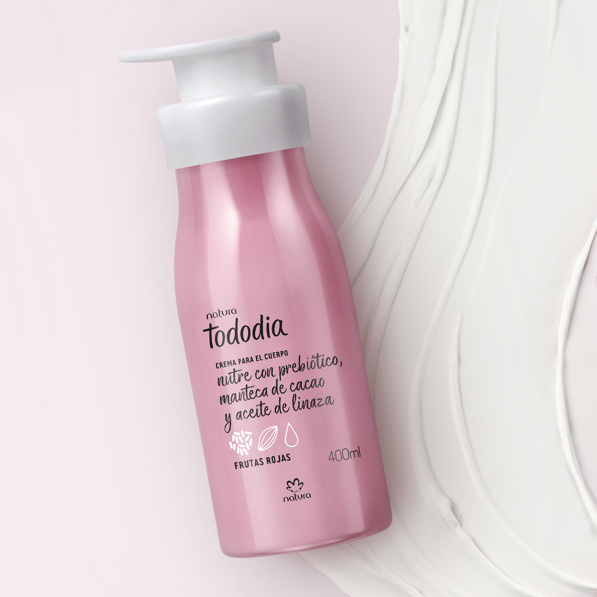 Crema Nutritiva para el Cuerpo Tododia Frutas Rojas