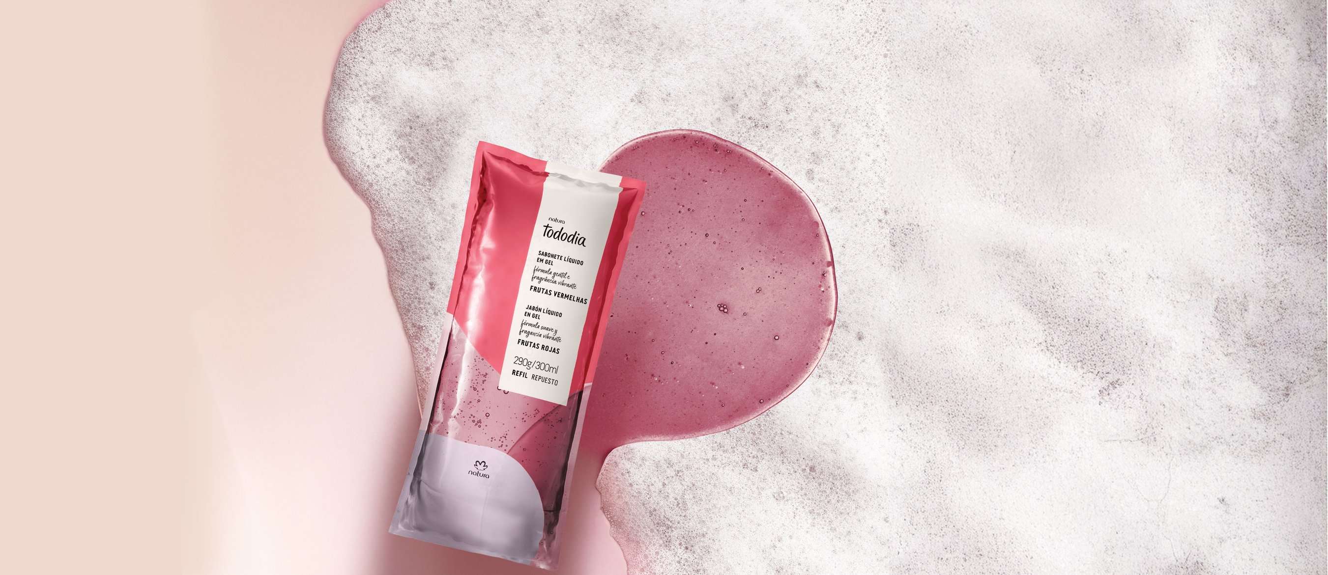Repuesto Jabón líquido corporal Frutas Rojas