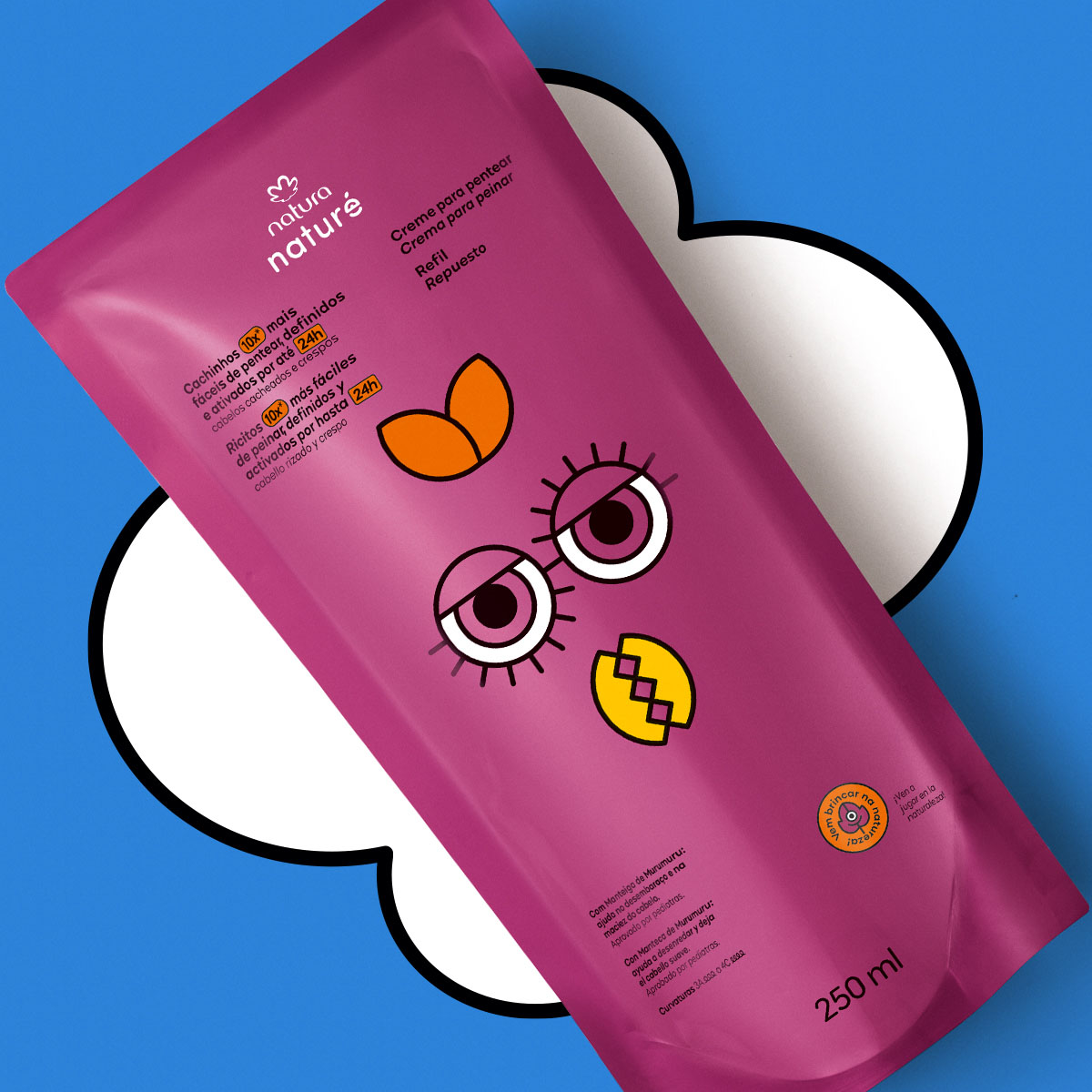 Repuesto Crema para peinar Naturé cabello rizado y crespo