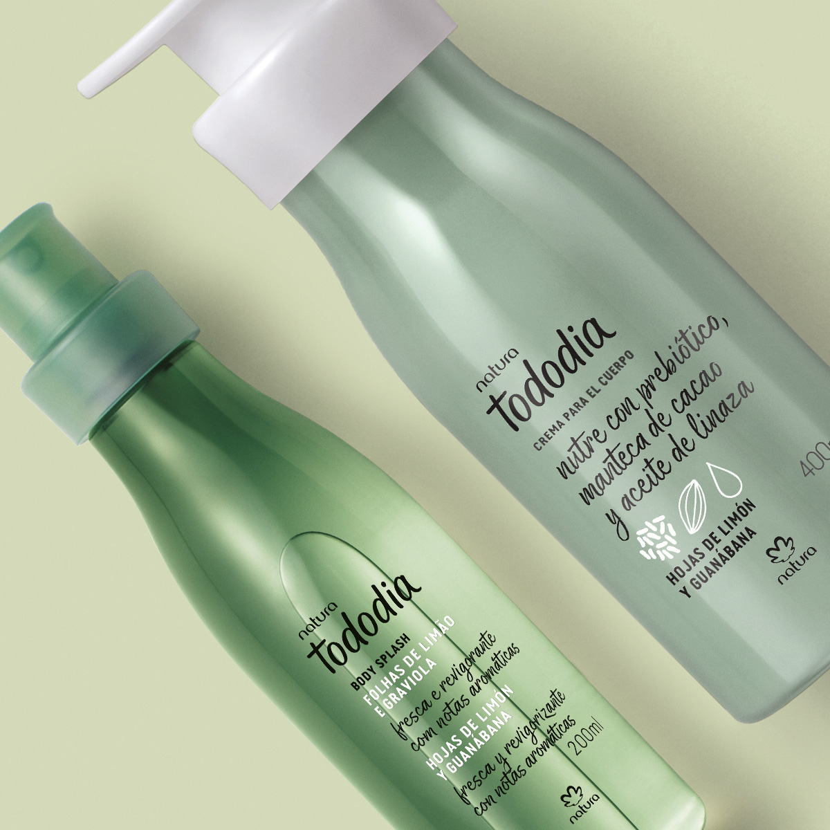 Kit Hidratante y Body Splash Tododia Hojas de Limón y Guanábana