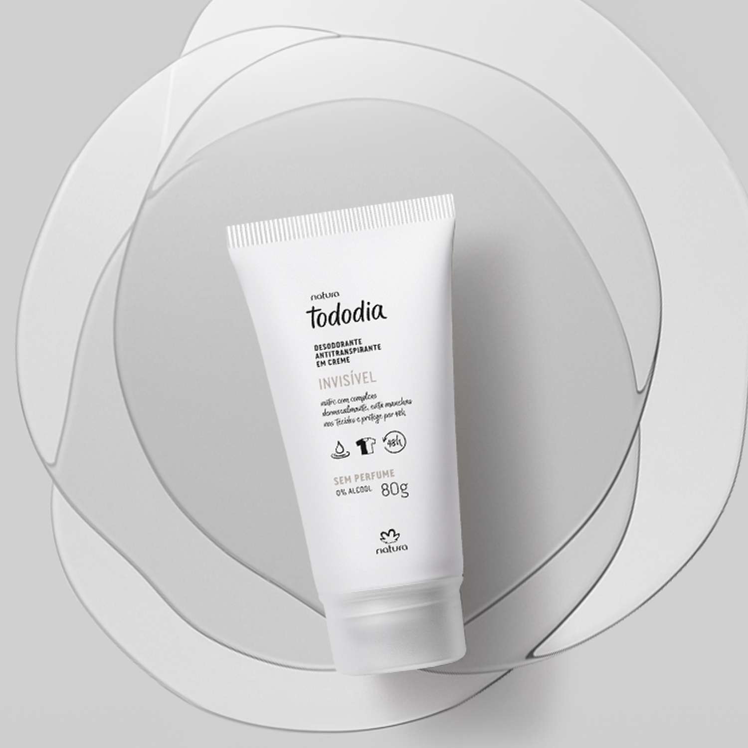 Desodorante Antitranspirante en Crema Tododia Sin Perfume