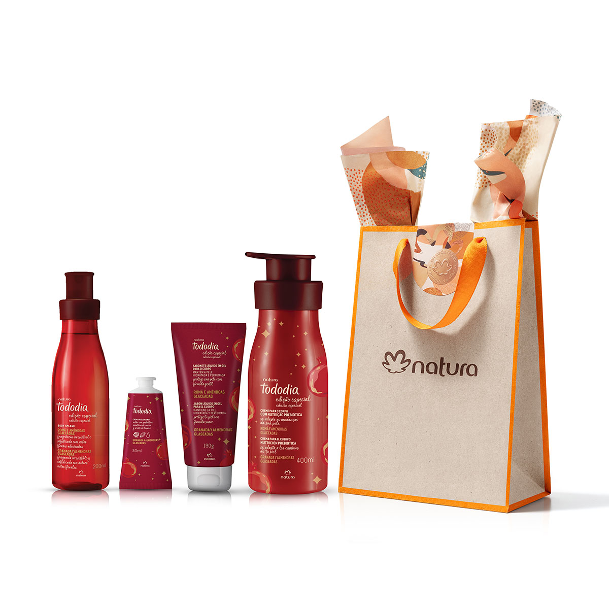 Regalo Tododia Granada y Almendras Glaseadas