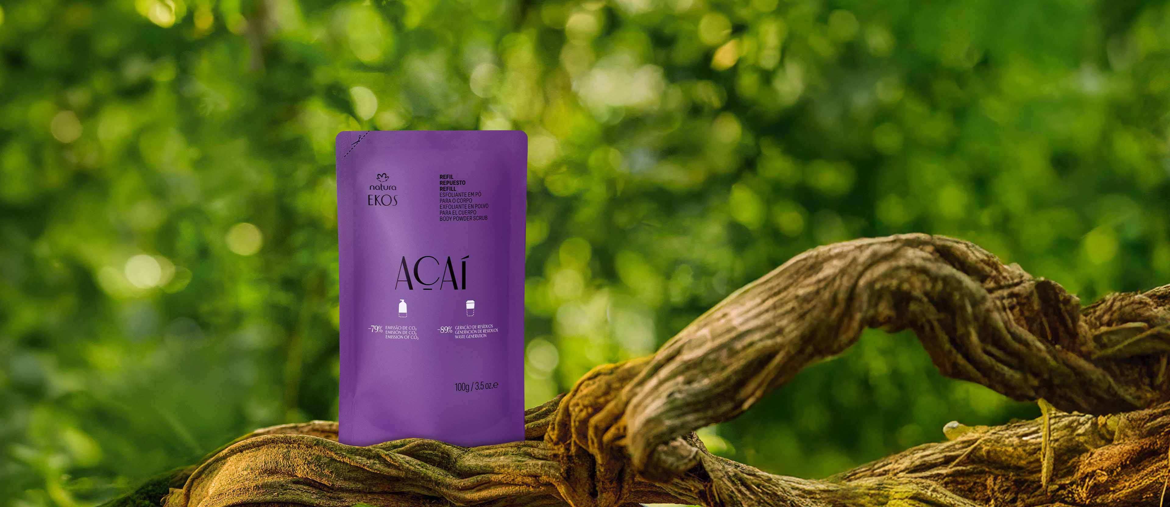 Repuesto Exfoliante en Polvo para el Cuerpo Ekos Açaí