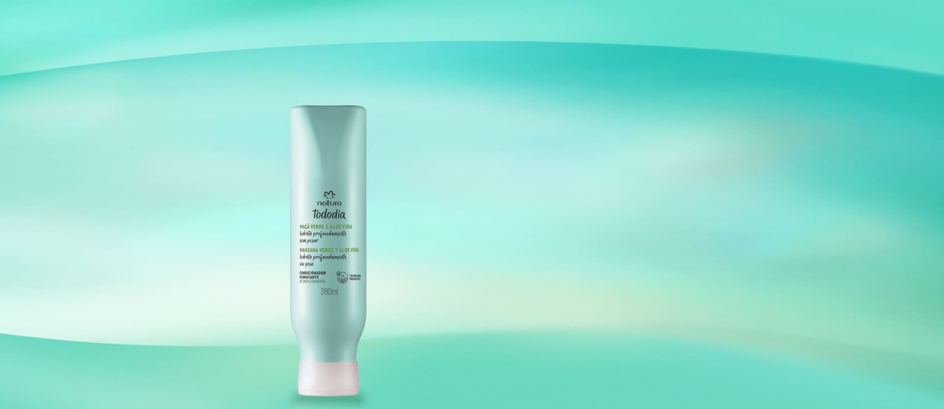 Acondicionador Hidratación Manzana verde y Aloe Vera Tododia
