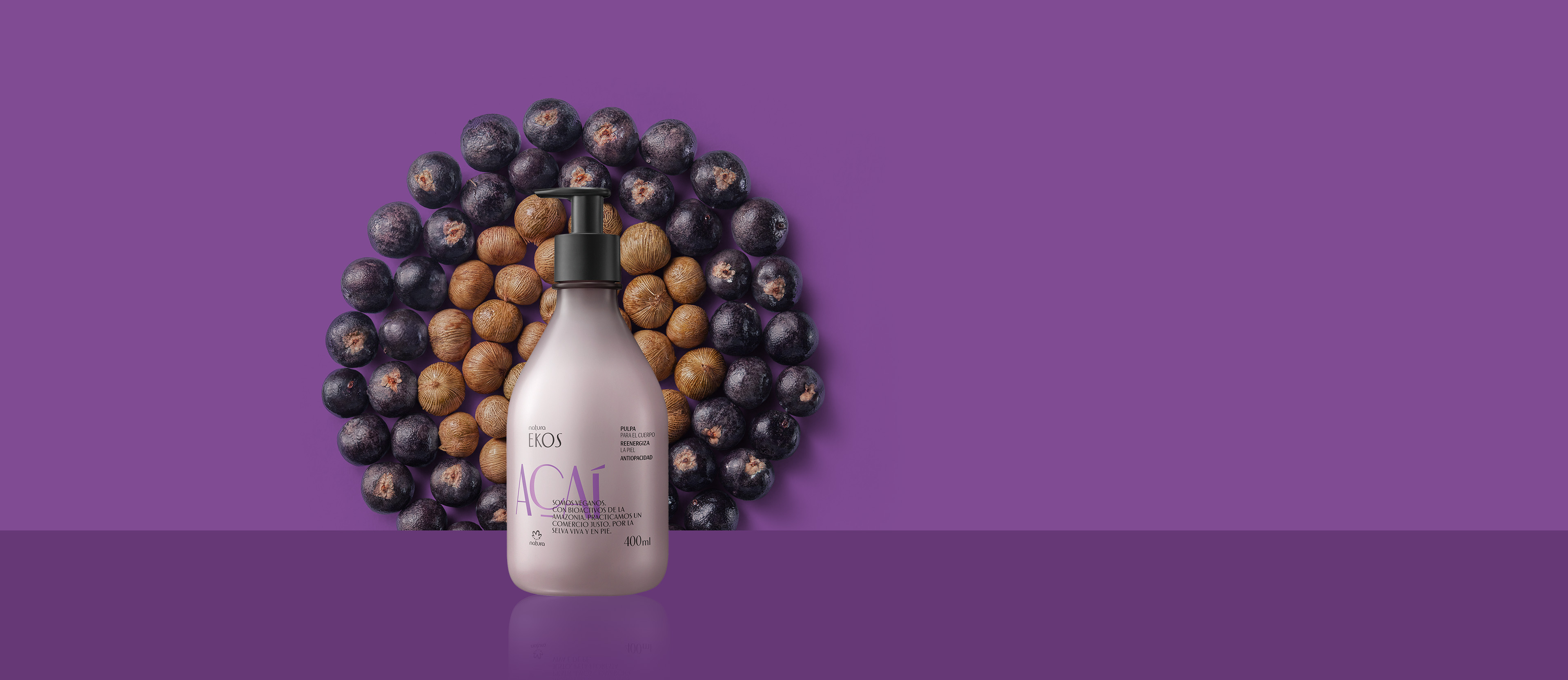 Pulpa hidratante corporal Ekos Açaí