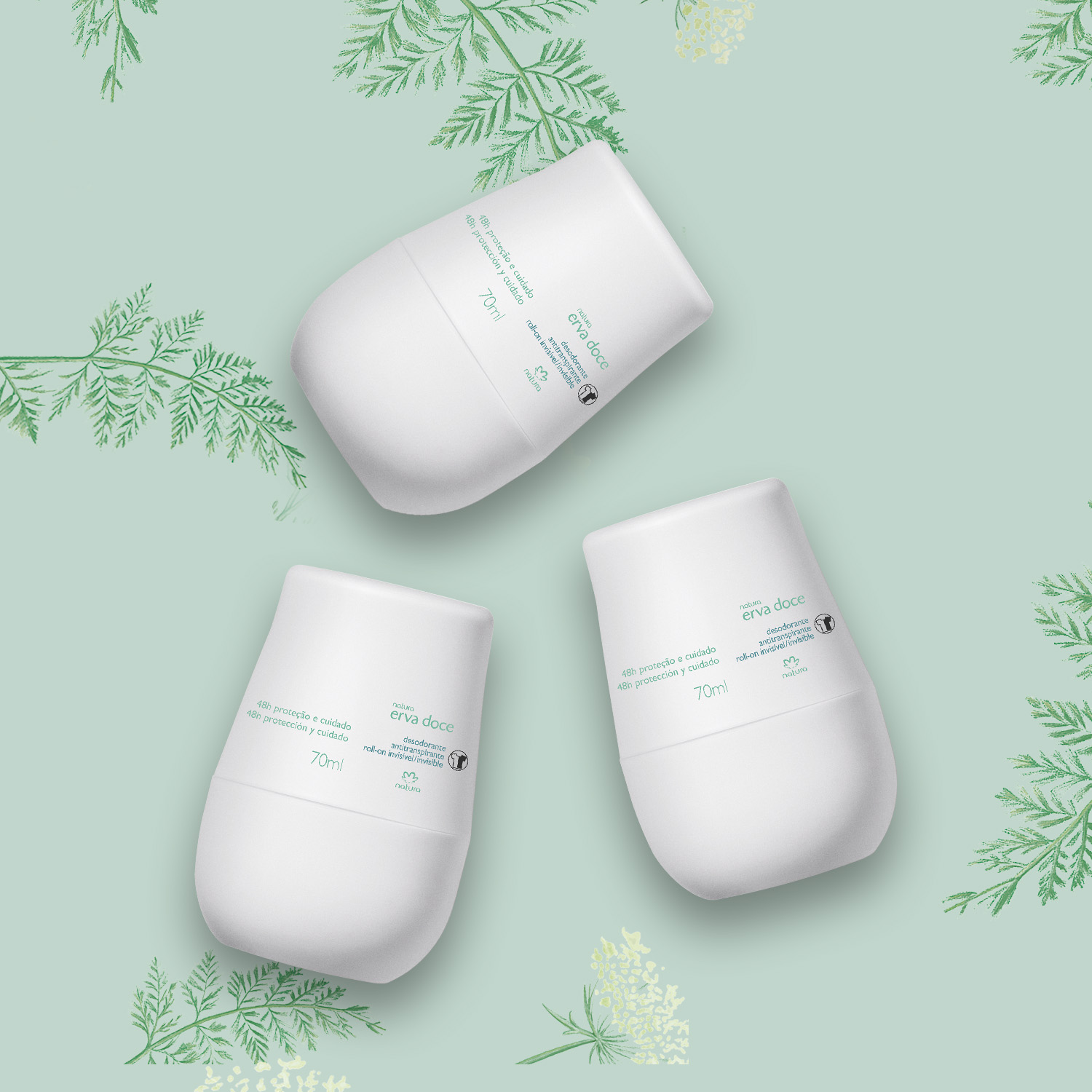 Kit Erva Doce desodorante Roll-On
