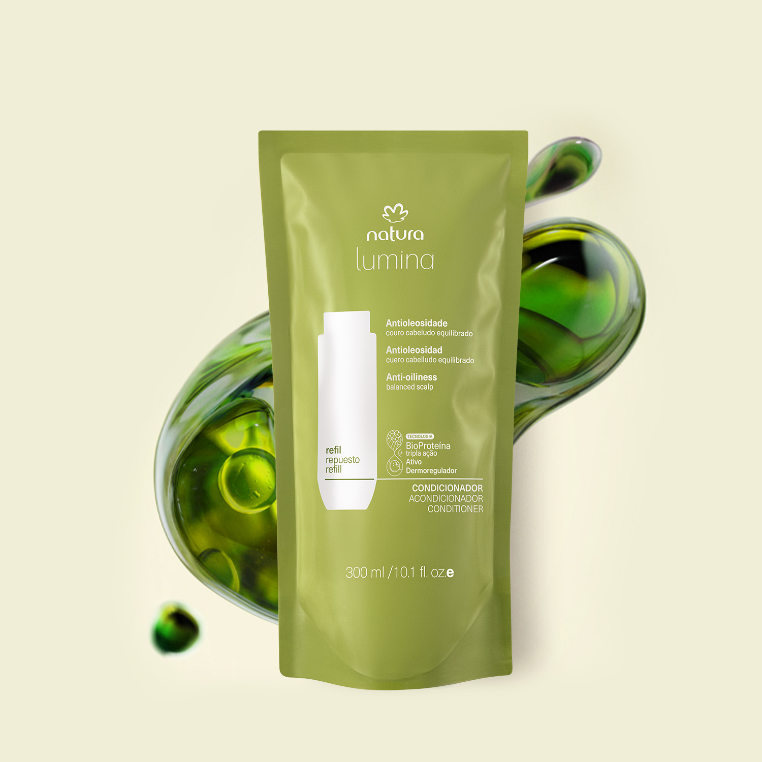 Repuesto Acondicionador Antioleosidad Lumina 300ml