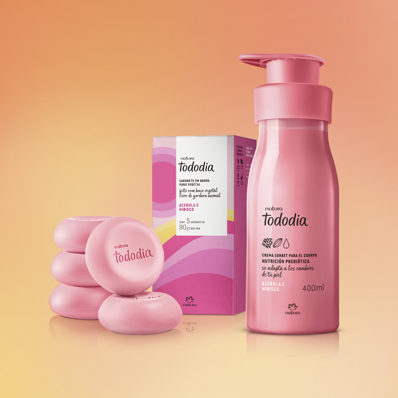 Kit básico Acerola e Hibisco Tododia