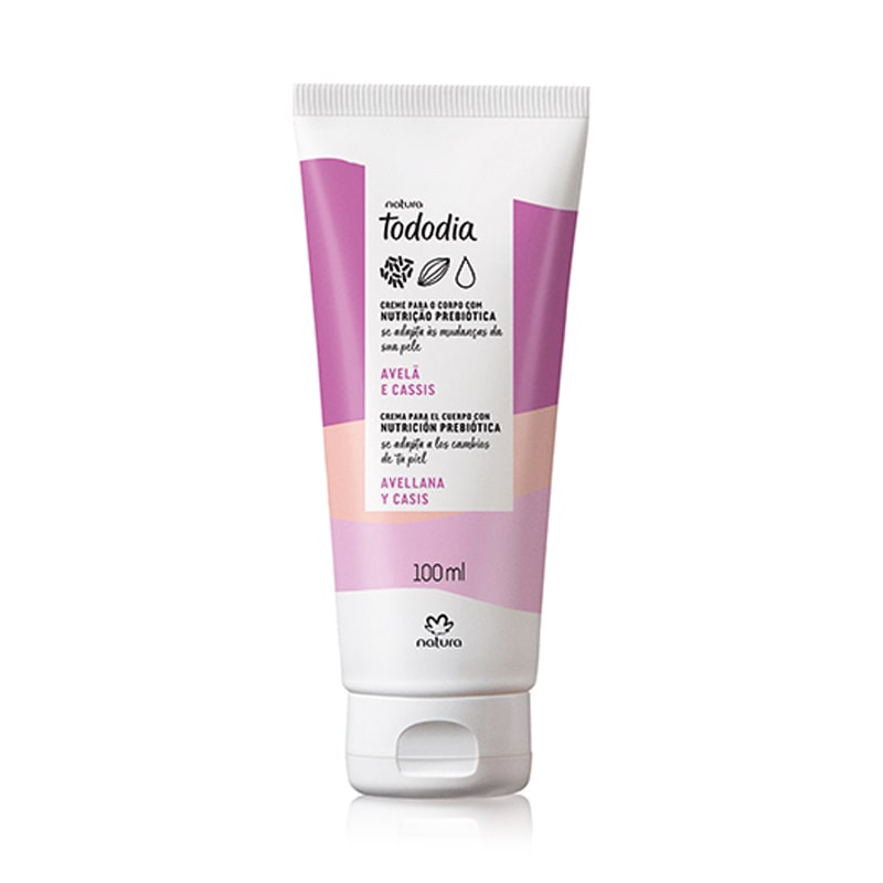 Crema para el cuerpo Tododia avellana y casis