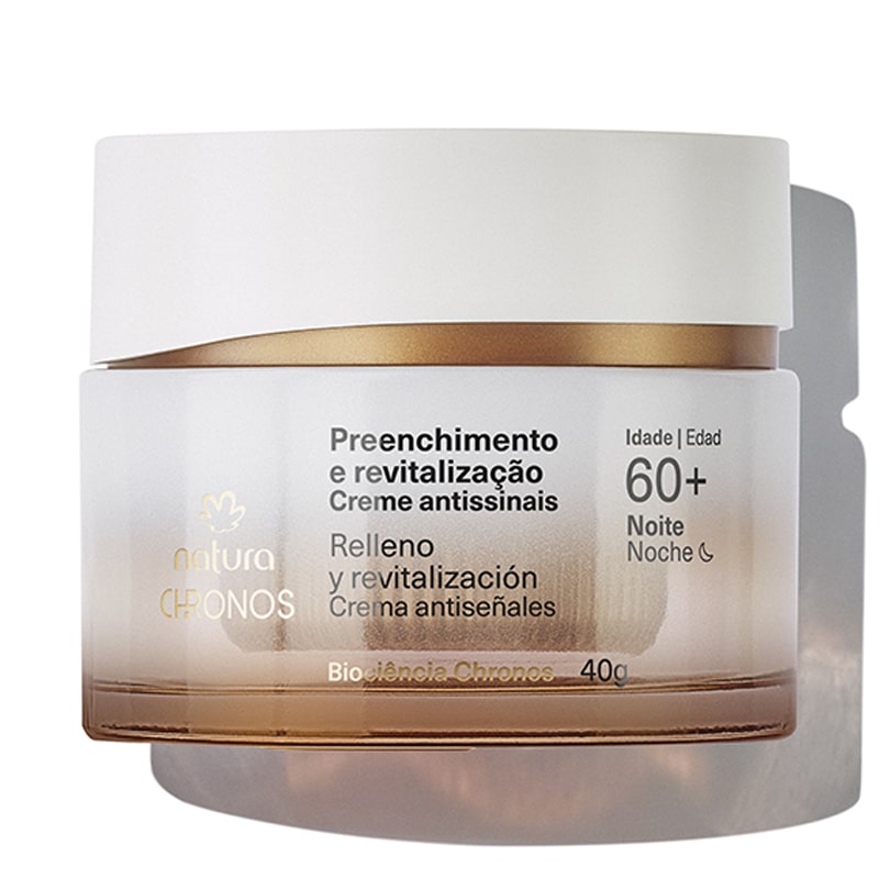 Crema antiseñales​ relleno y revitalización ​ Chronos 60+ noche - 40 g