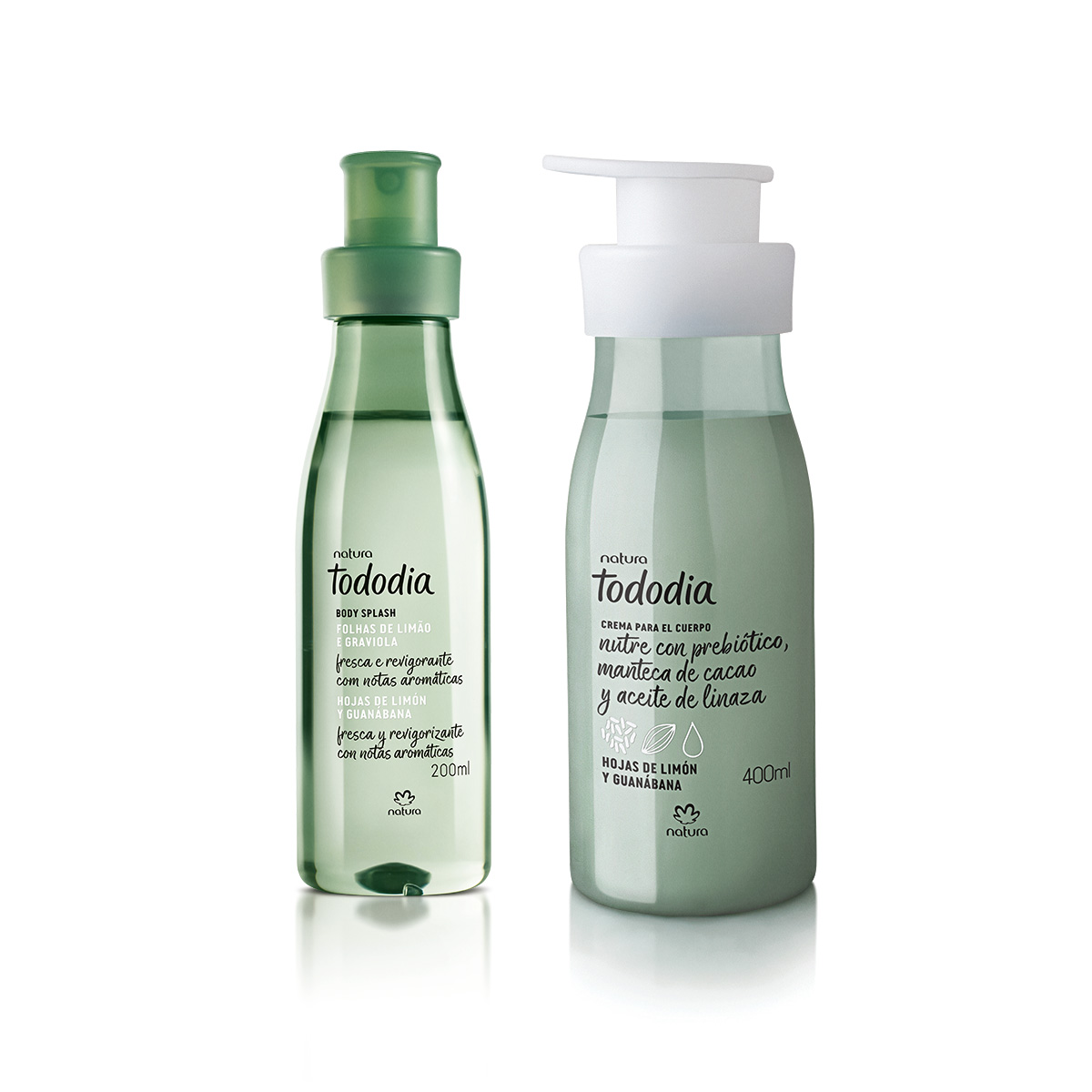 Kit Hidratante y Body Splash Tododia Hojas de Limón y Guanábana