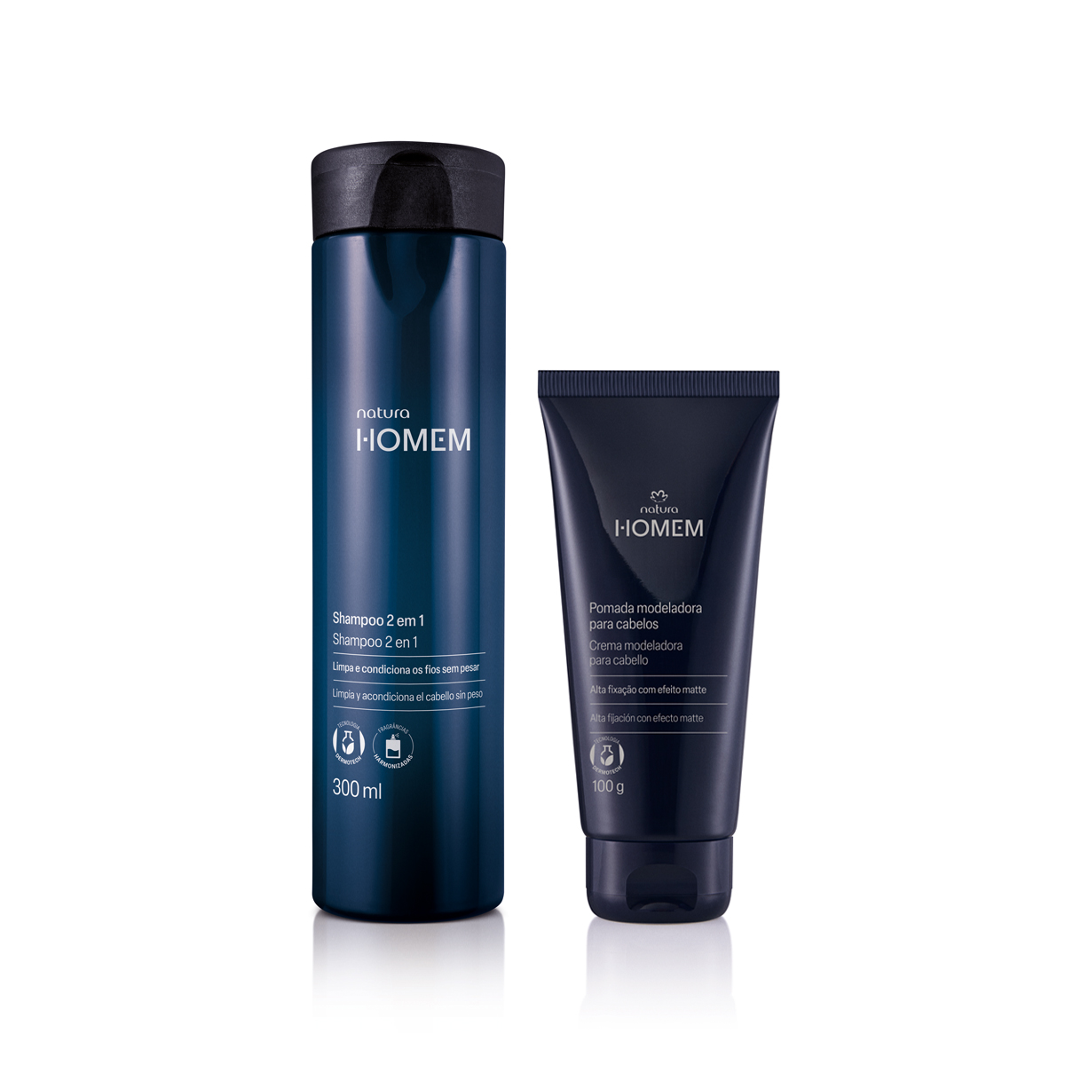 Kit Shampoo 2 en 1 y Pomada Modeladora Homem