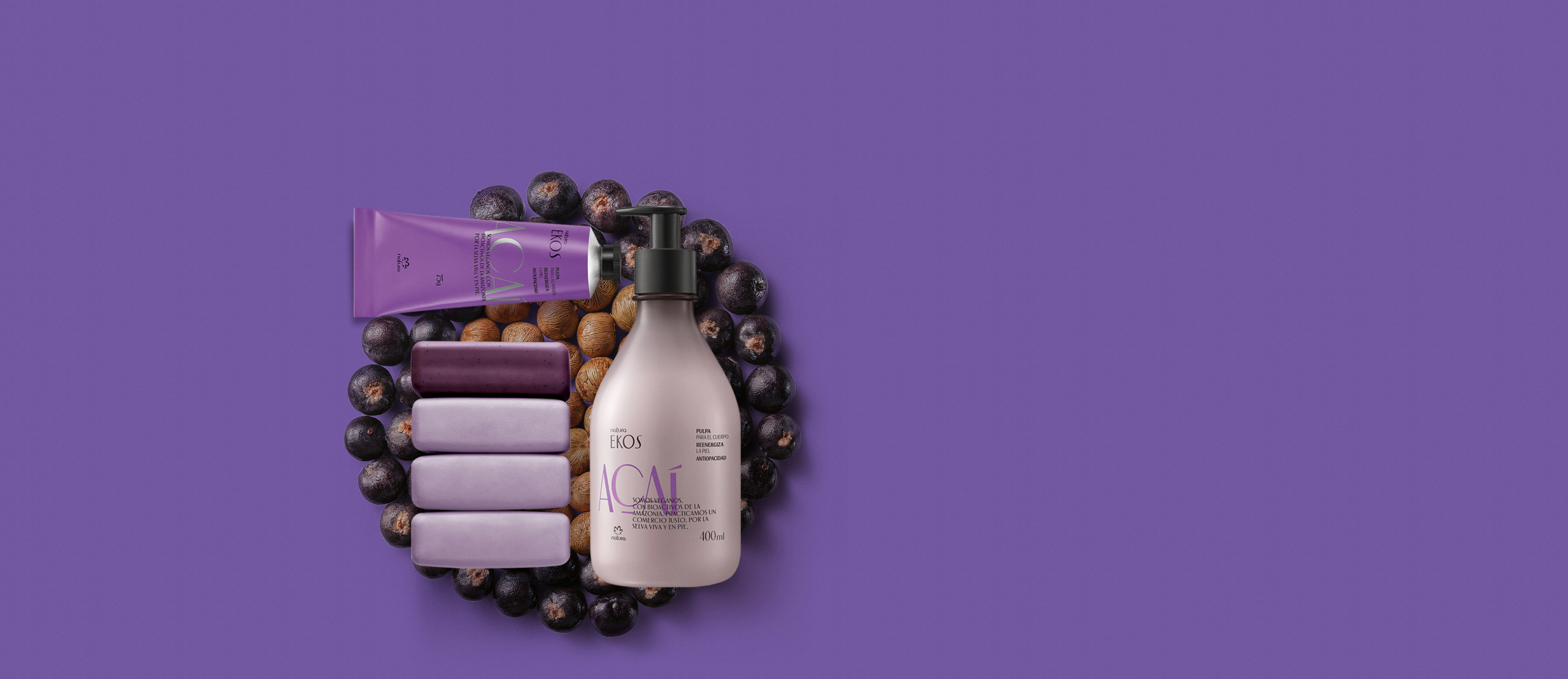 Kit Piel Luminosa Ekos Açaí