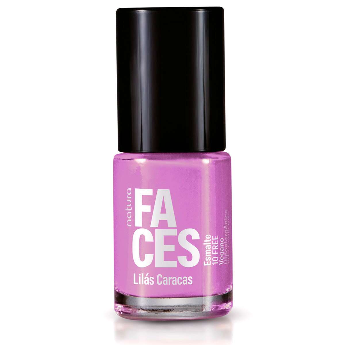 Esmalte de u&ntilde;as lila caracas