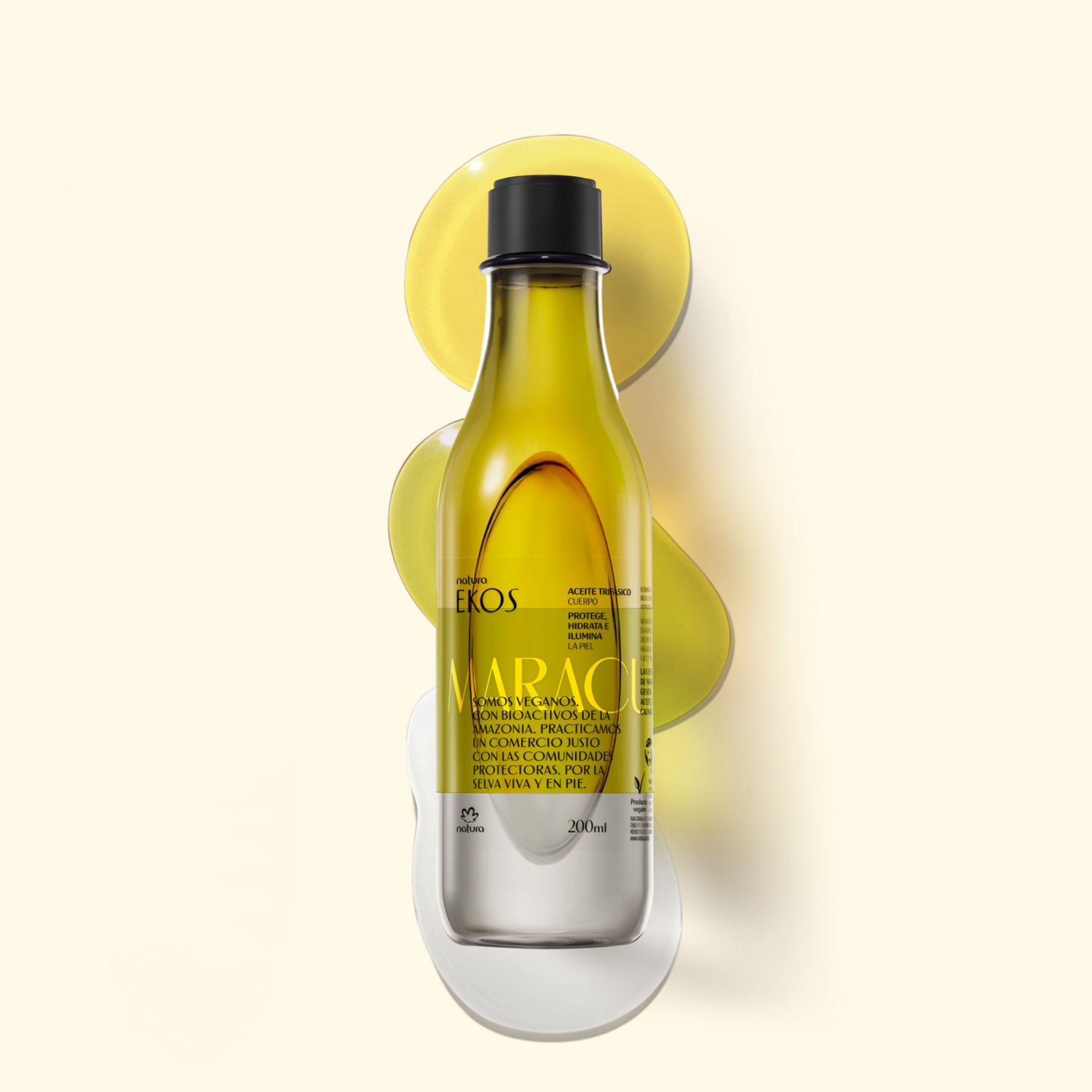 Aceite trifásico corporal Ekos Maracuyá