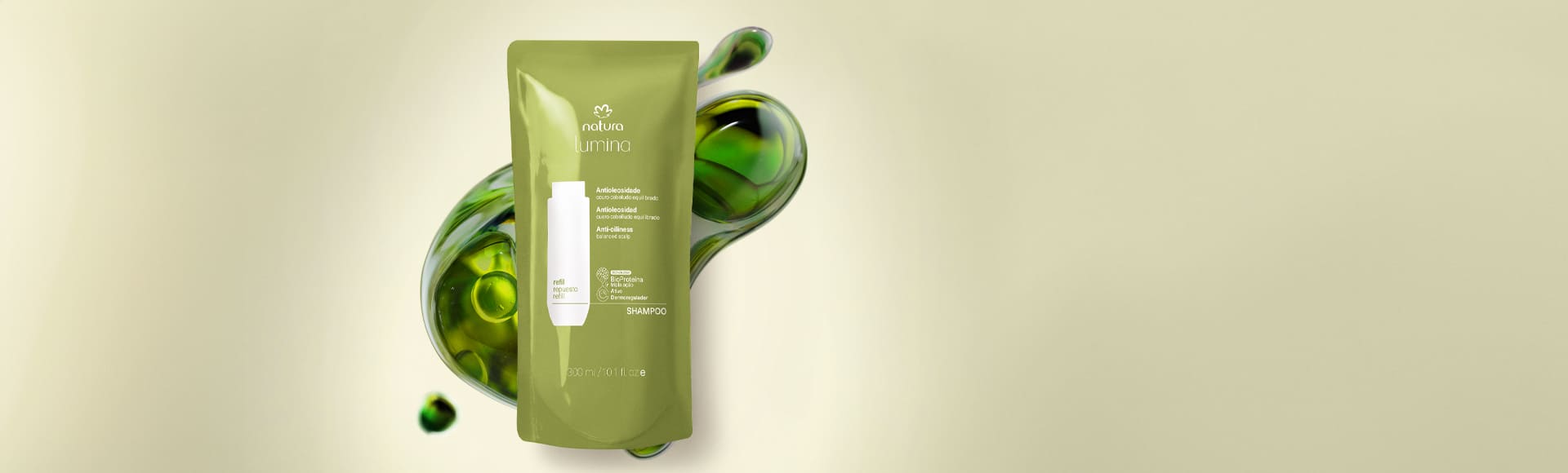 Repuesto Shampoo Antioleosidad Lumina 300ml