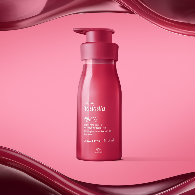 Crema nutritiva para cuerpo Tododia cereza y avellana