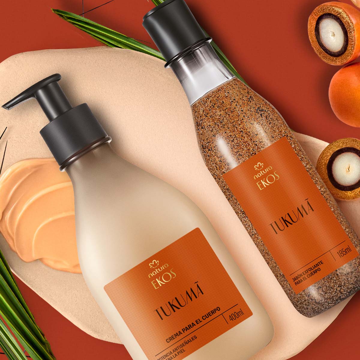 Kit Ekos Tukumã Hidratante y Jabón Exfoliante