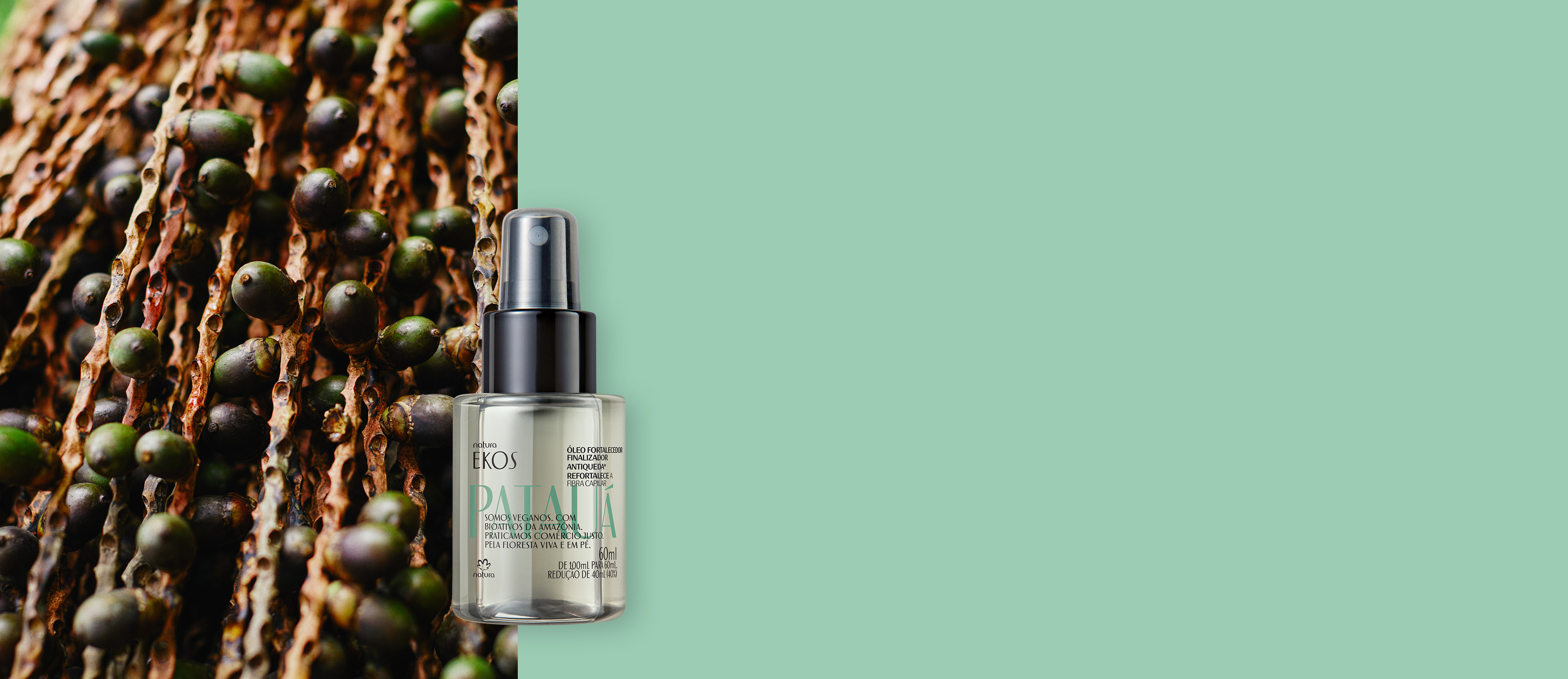 Aceite finalizador anticaída Ekos patauá