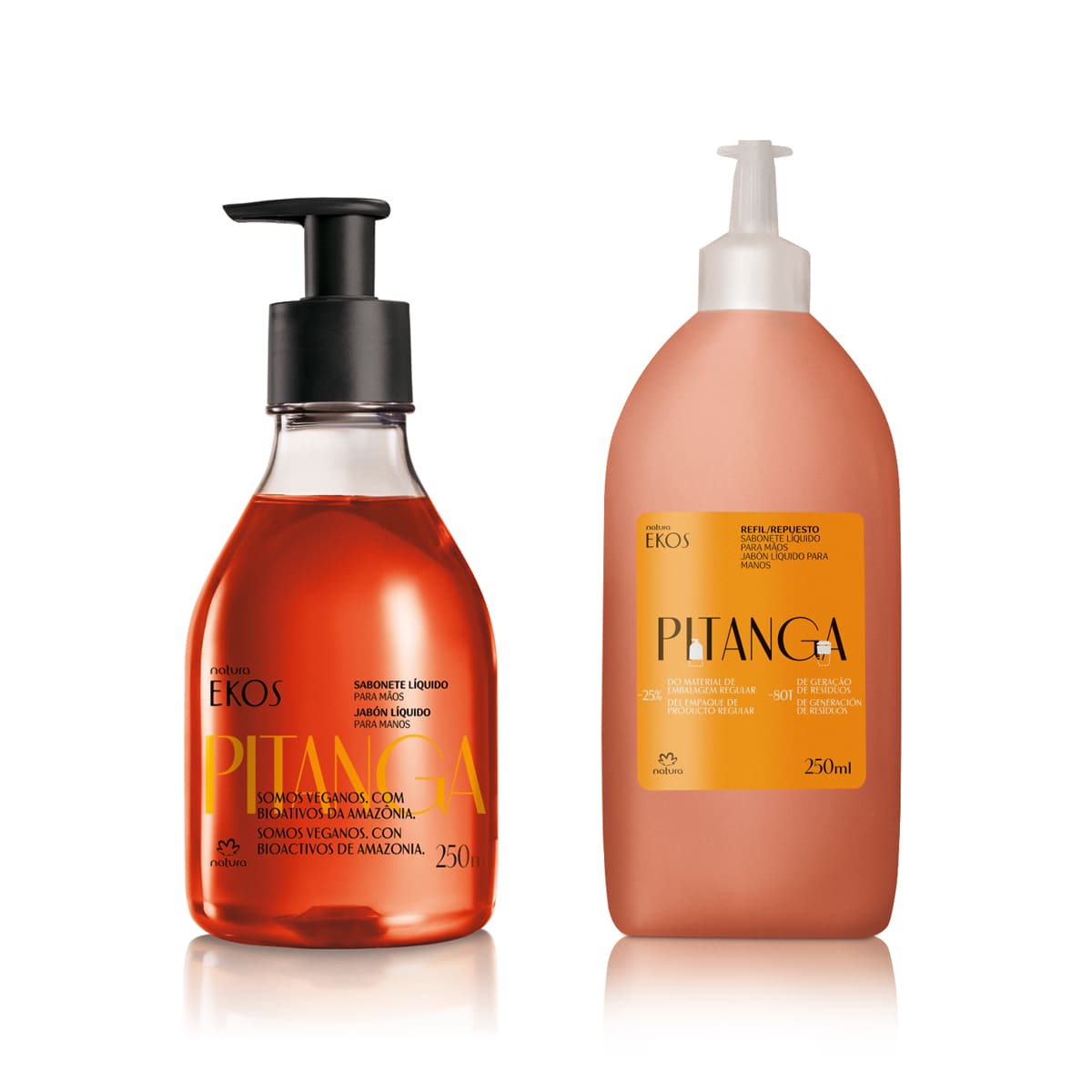 Kit Jabón Líquido para Manos Ekos Pitanga con Repuesto