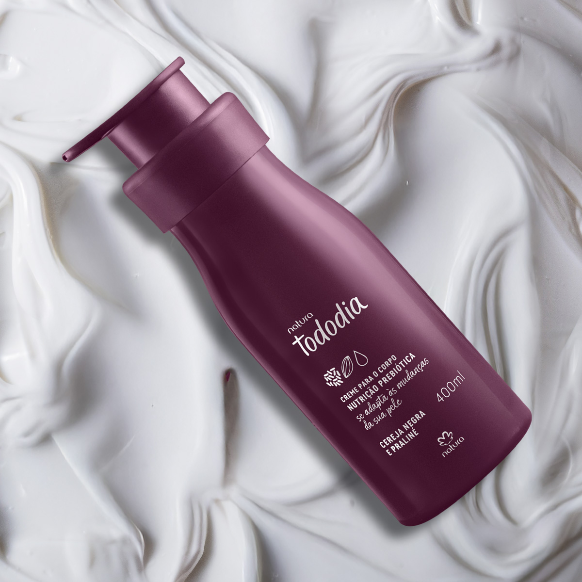 Crema para el cuerpo Tododia Cereza negra y praliné