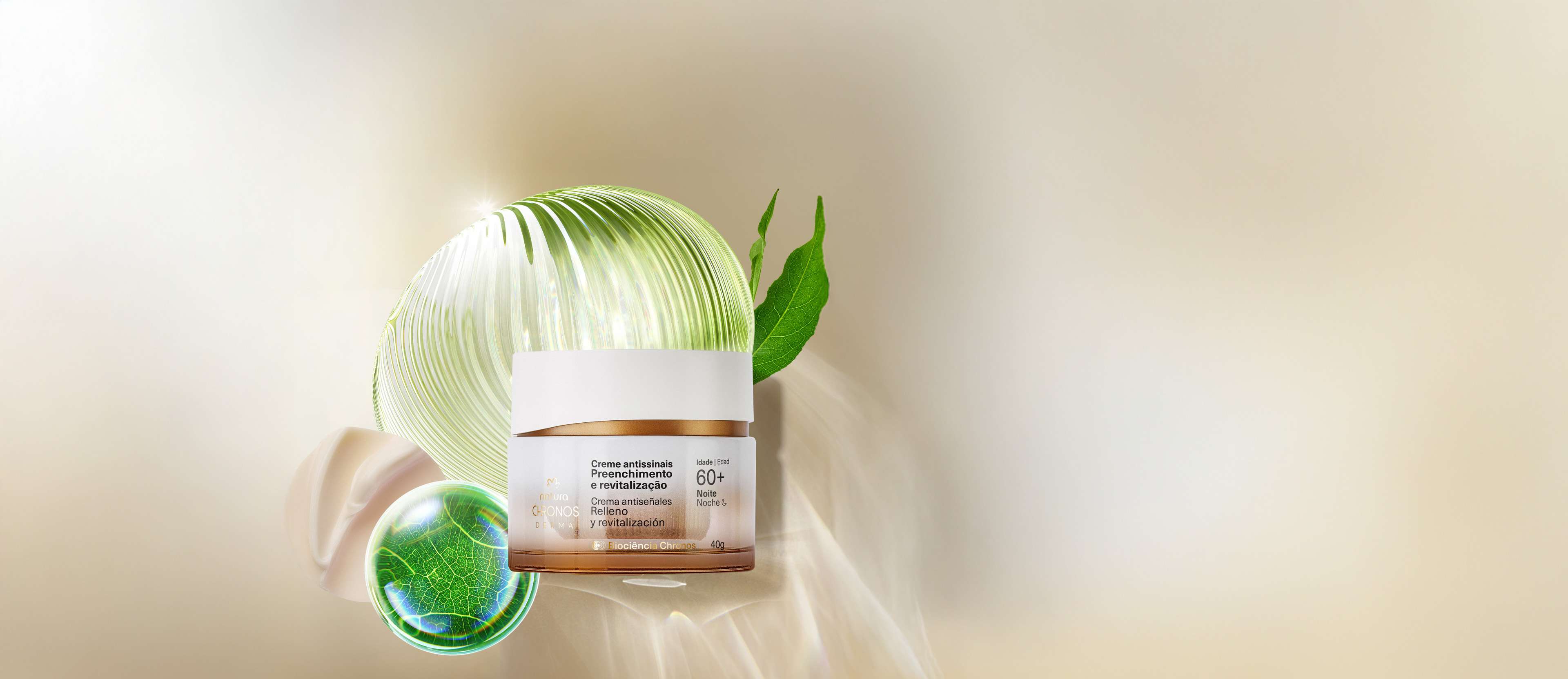 Crema antiseñales Relleno y revitalización Chronos 60+ noche