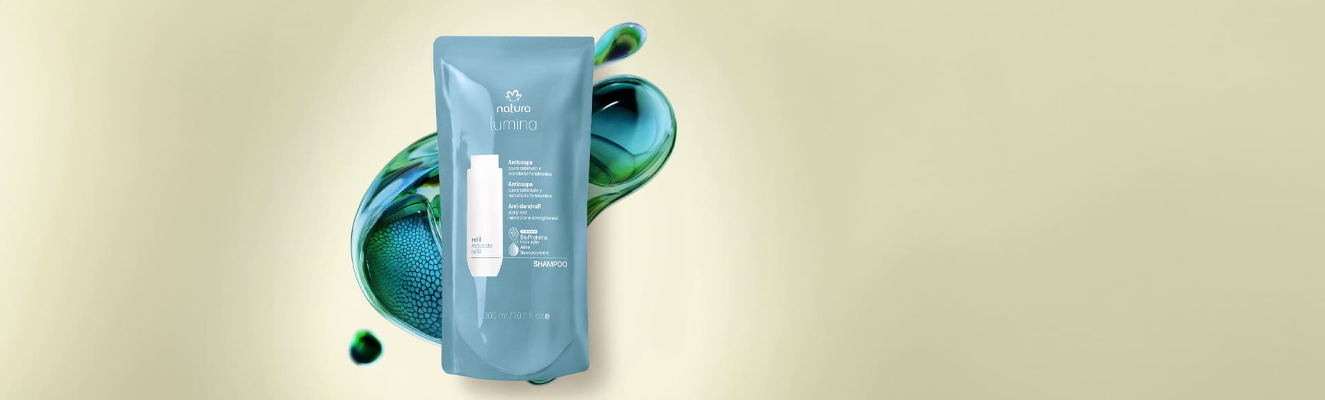 Repuesto Shampoo Anticaída y Crecimiento Lumina 300ml
