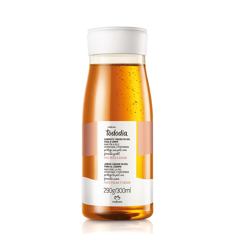 Jabón líquido corporal Tododia nuez pecan y cacao - 300 ml
