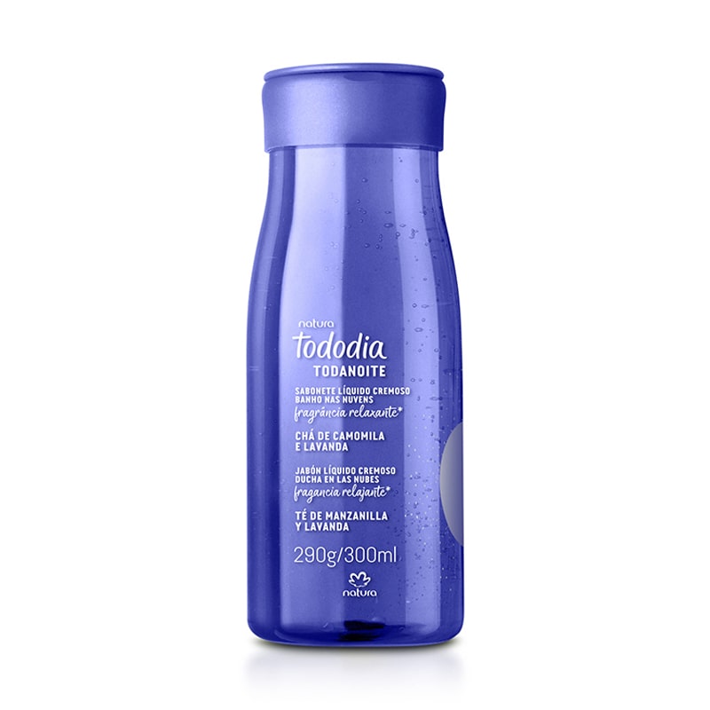 Jabón líquido cremoso ducha en las nubes Tododia Té de manzanilla y Lavanda - 300 ml