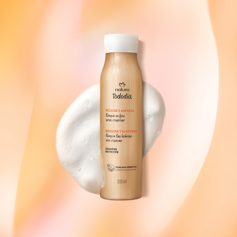 Shampoo Nutritivo Tododia durazno y almendra