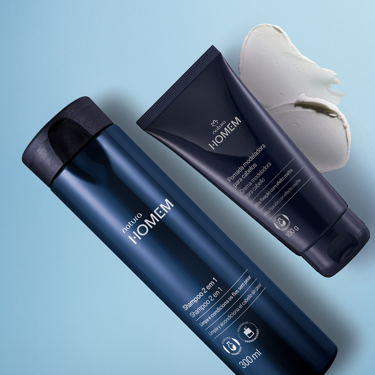 Kit Shampoo 2 en 1 y Pomada Modeladora Homem