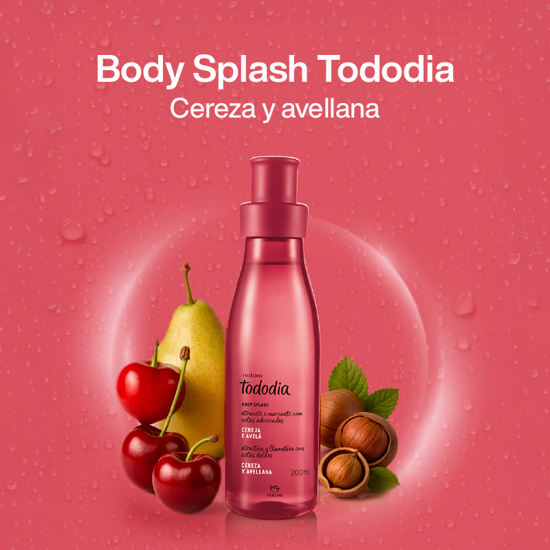 Body Splash Tododia cereza y avellana