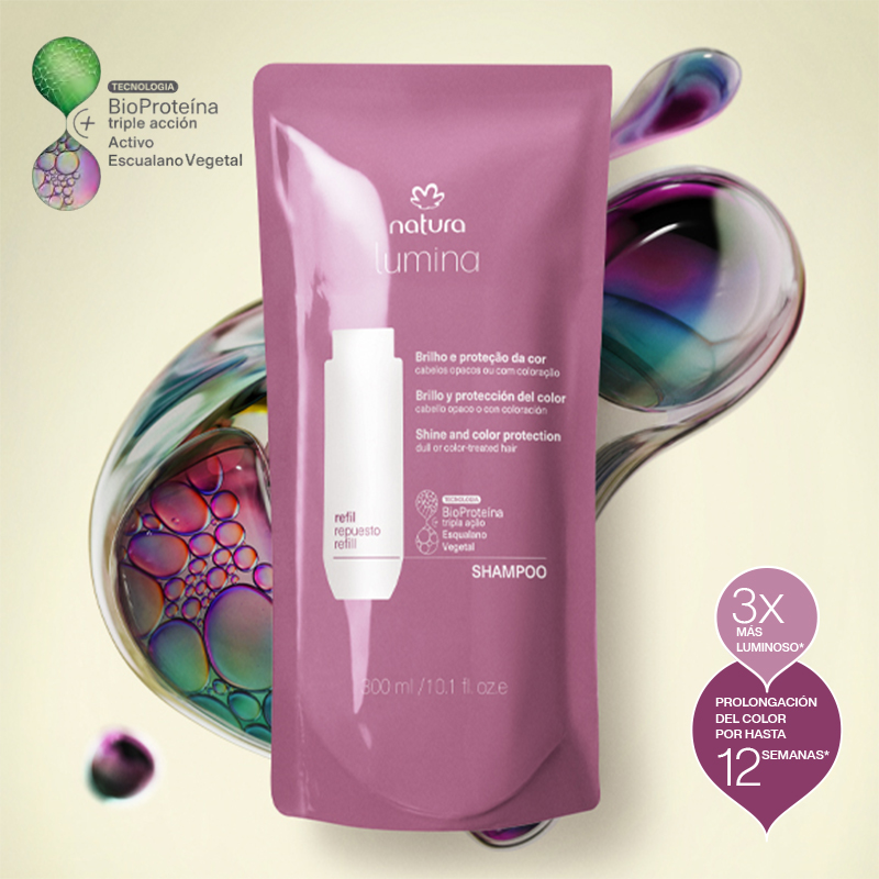 Repuesto Shampoo energizante para Cabellos Opacos o con Coloración