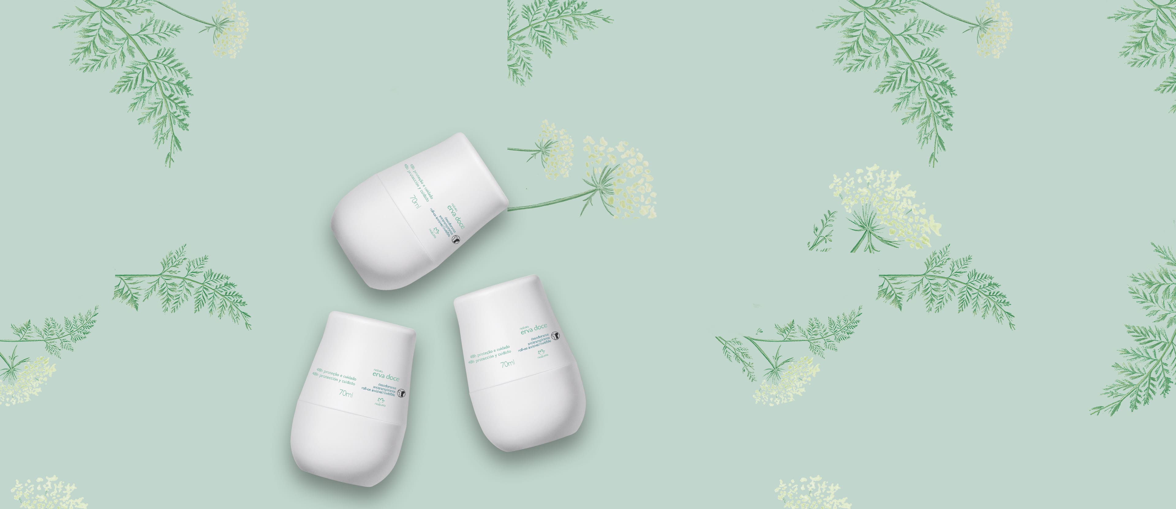 Kit Erva Doce desodorante Roll-On