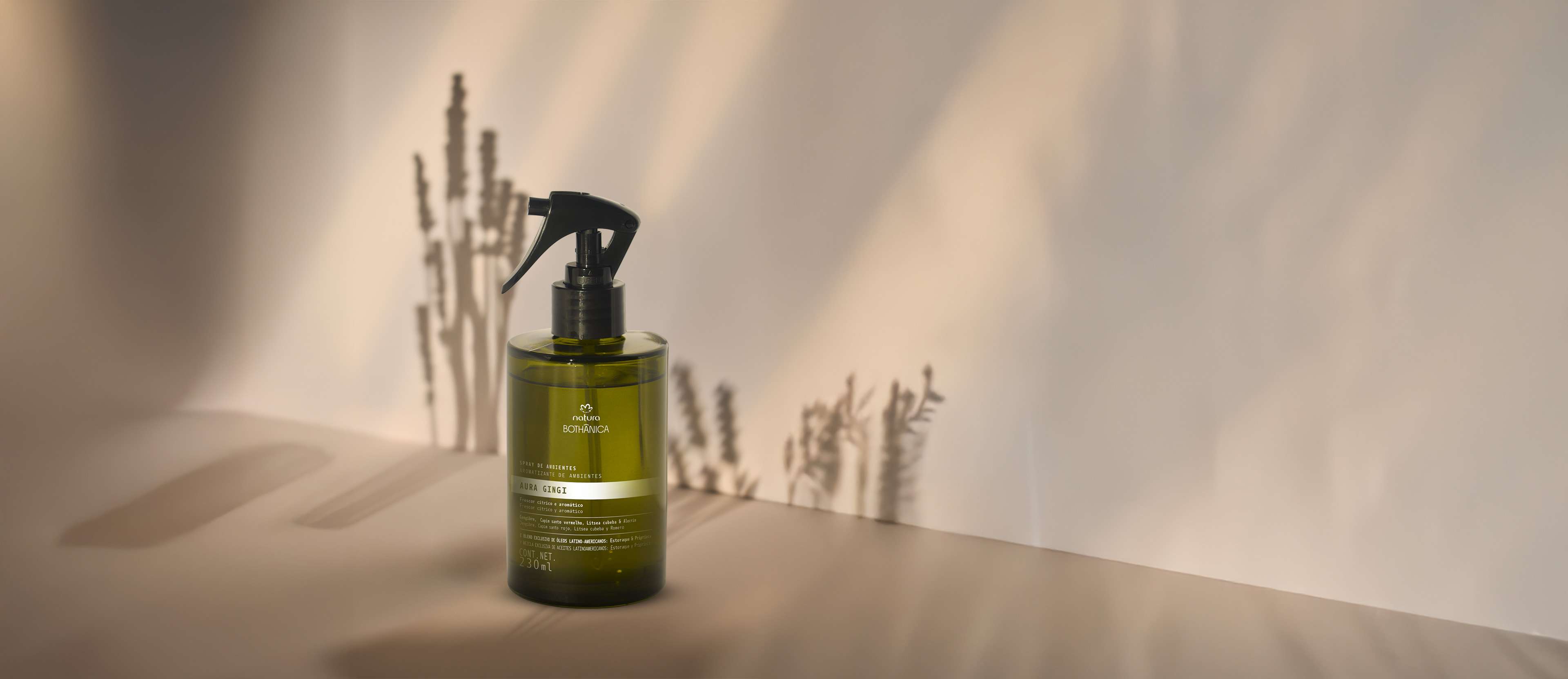 Spray de ambientes Bothanica Aura gingi