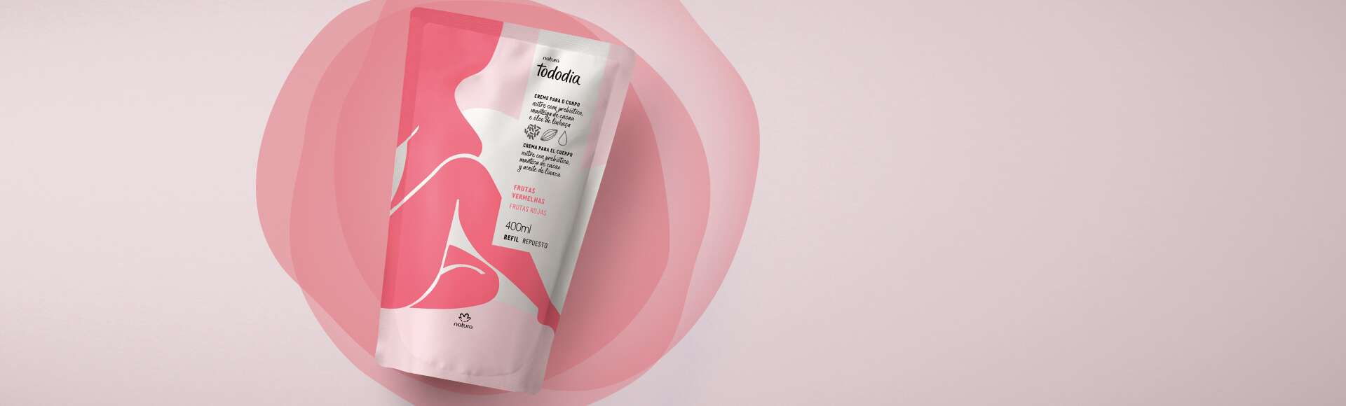 Repuesto Crema Nutritiva para el Cuerpo Tododia Frutas Rojas