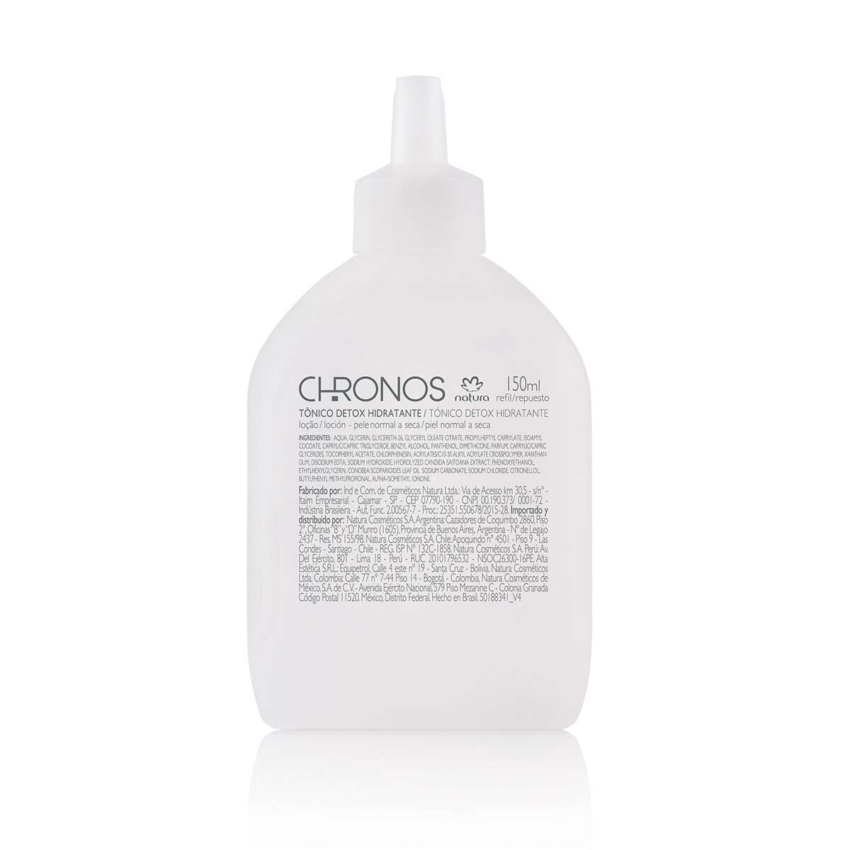 Repuesto Tonico detox Hidratante Chronos 150ml