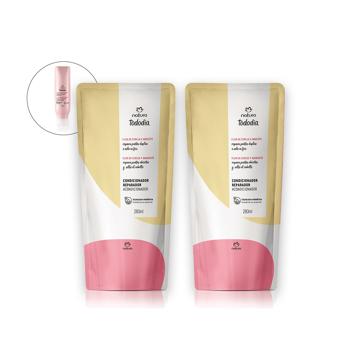 Kit Duo Acondicionador Tododia Reparación Refill