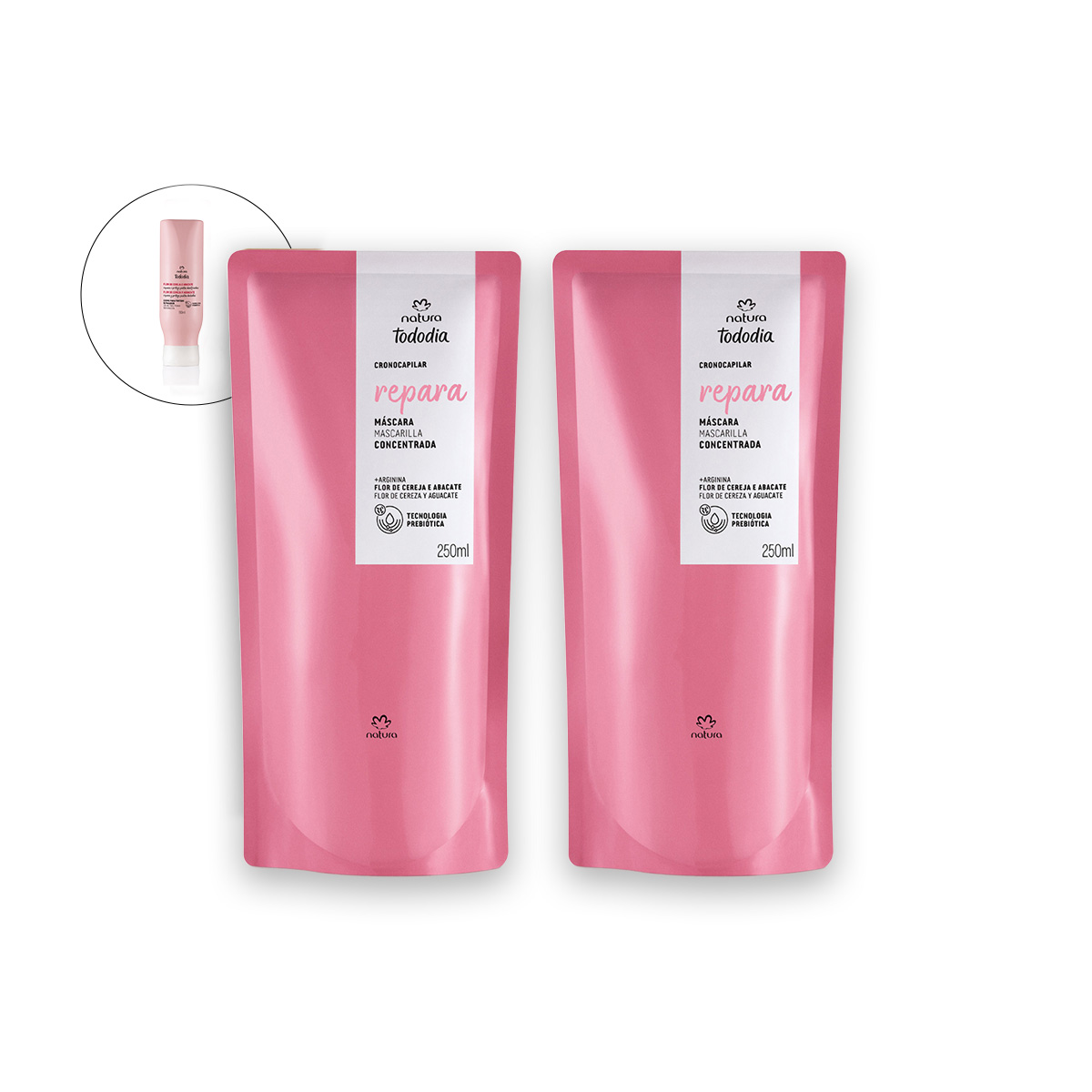 Kit Duo Máscara Tododia Reparación Refill