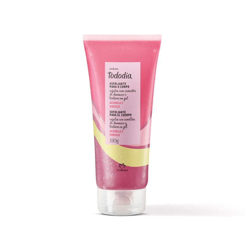 Exfoliante corporal Tododia Acerola e hibisco - 190 g